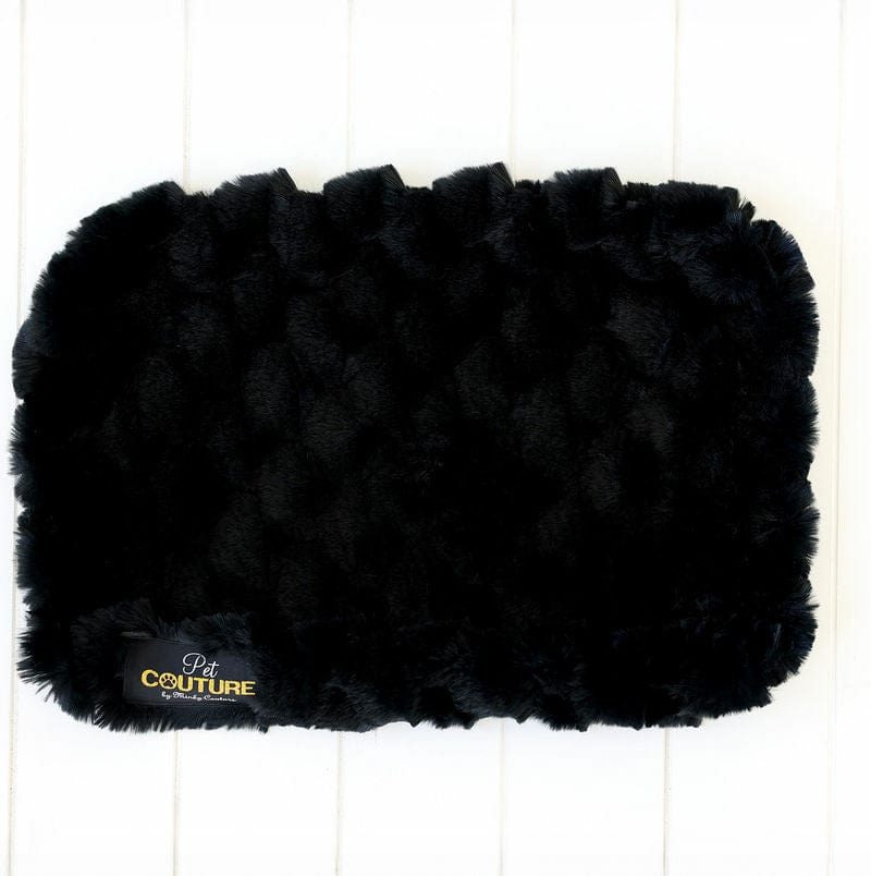 Black Crinkle Pet Bed COVER ONLY
