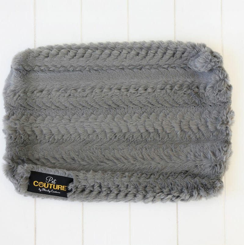 Charcoal Plume Pet Bed COVER ONLY