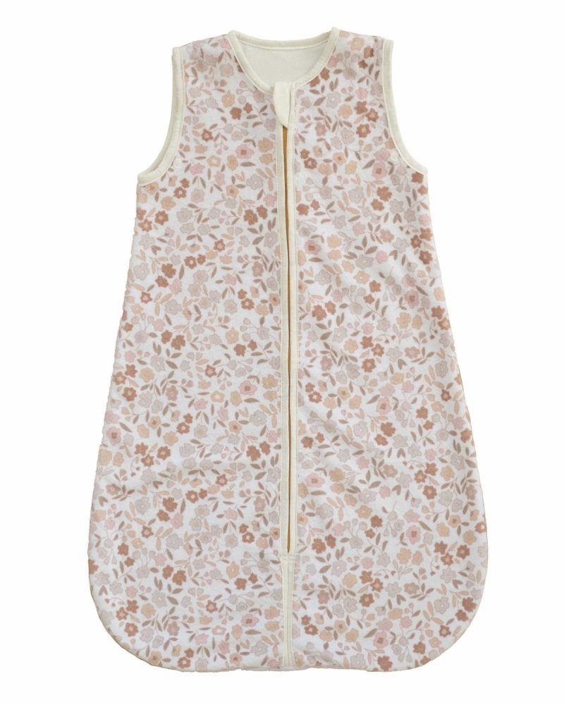 Dainty Floral Wearable Minky Blanket