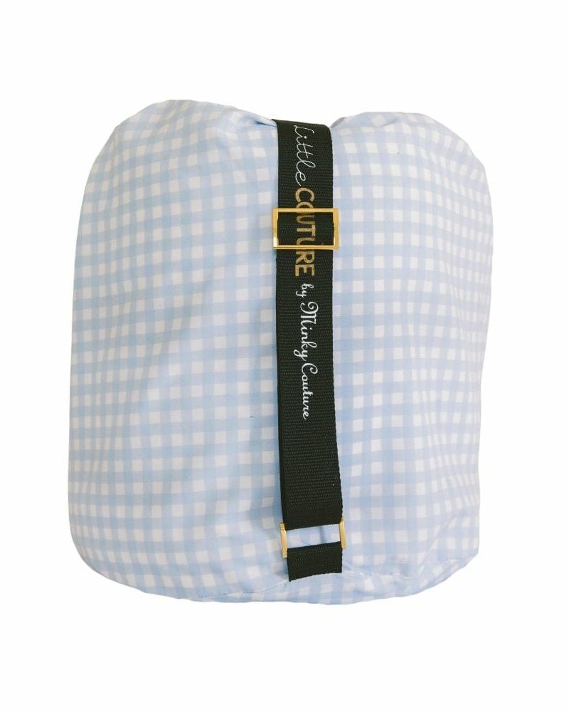 Sleeping Bag - Dusty Blue Gingham
