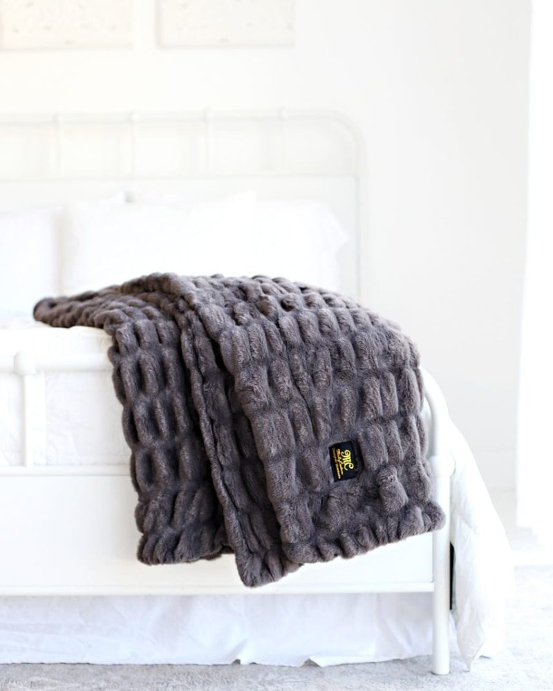 Hugs Charcoal Blanket