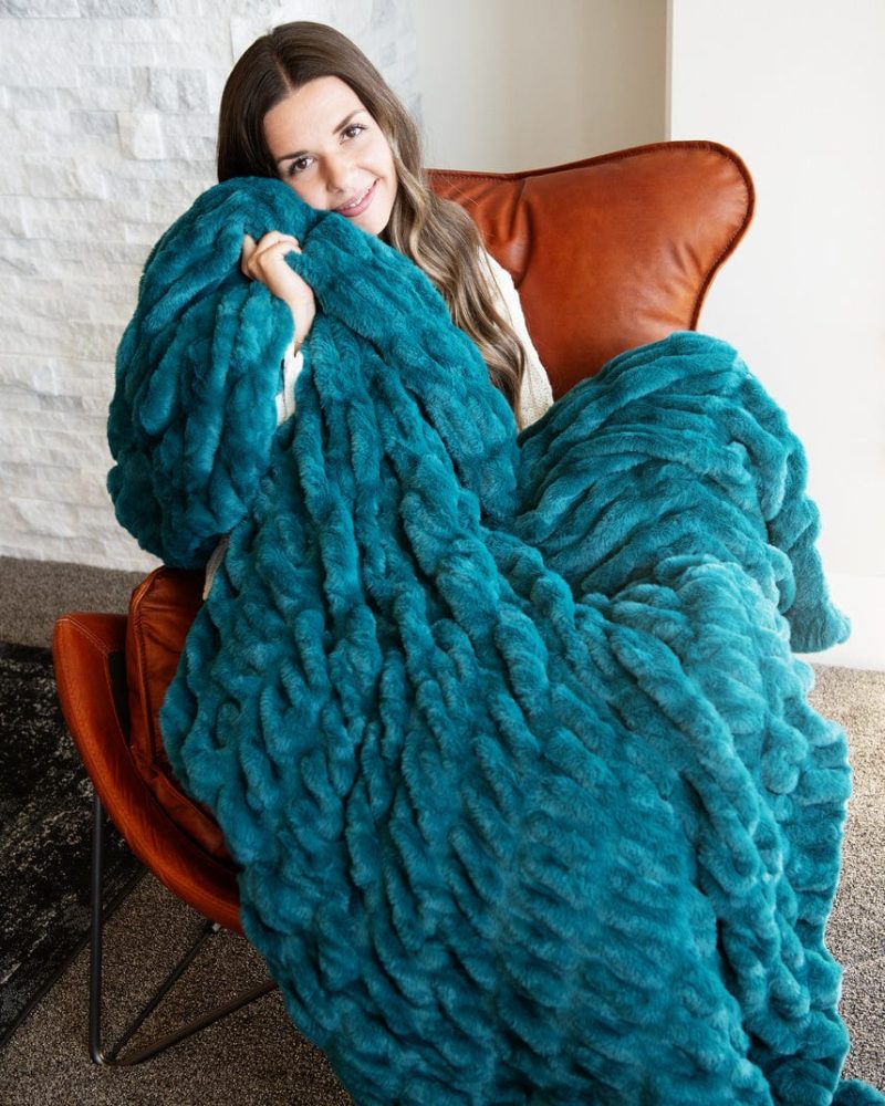 Hugs Deep Lake Blanket