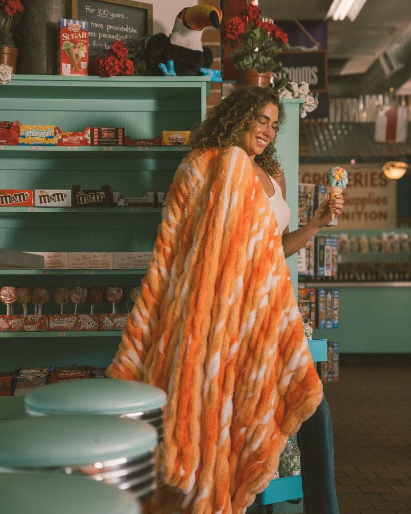 Hugs Swirl Sunset Blanket