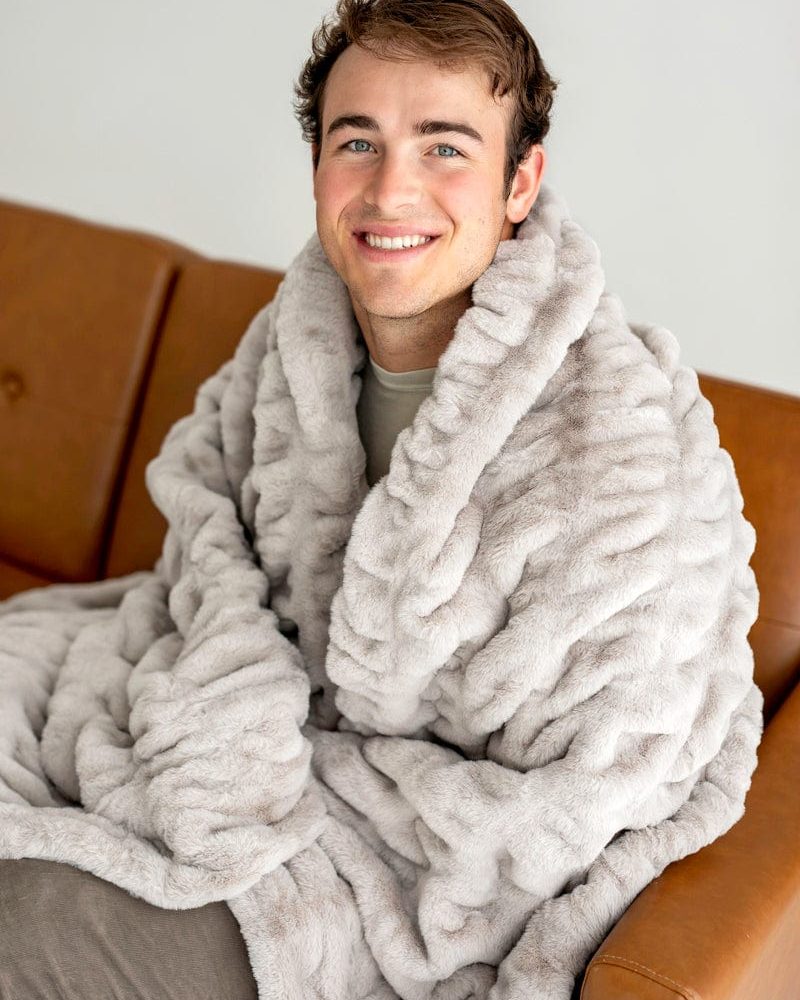 Hugs Tranquil Dove Blanket