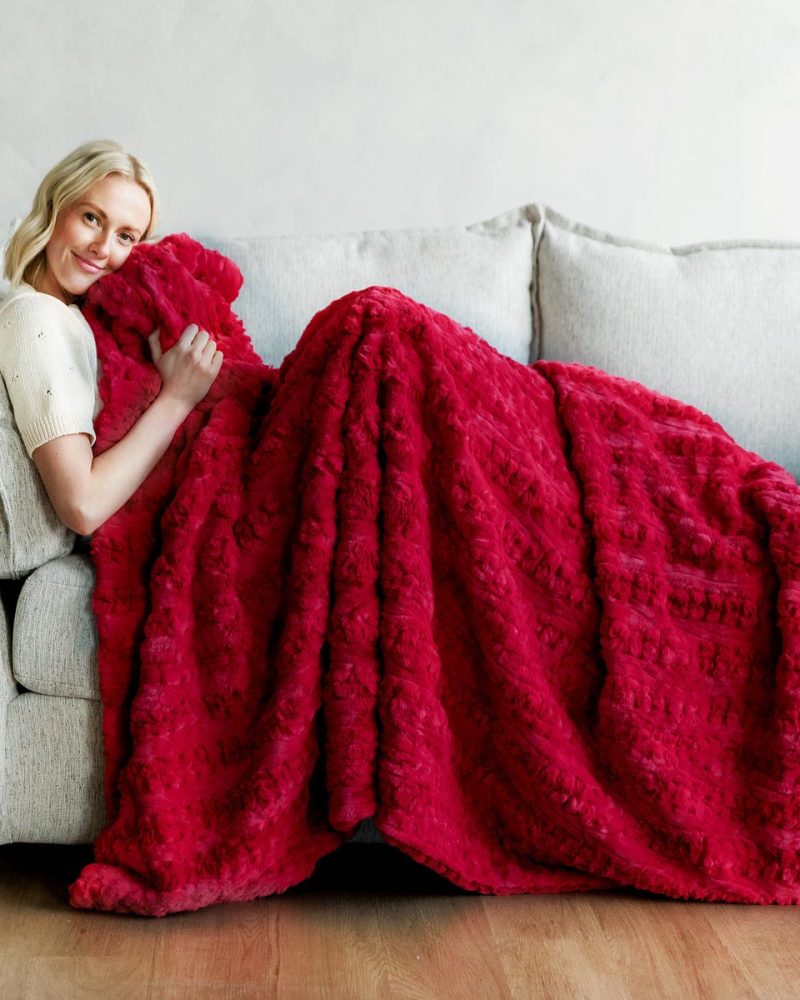 Glossy Ultra Sorbet Red Blanket