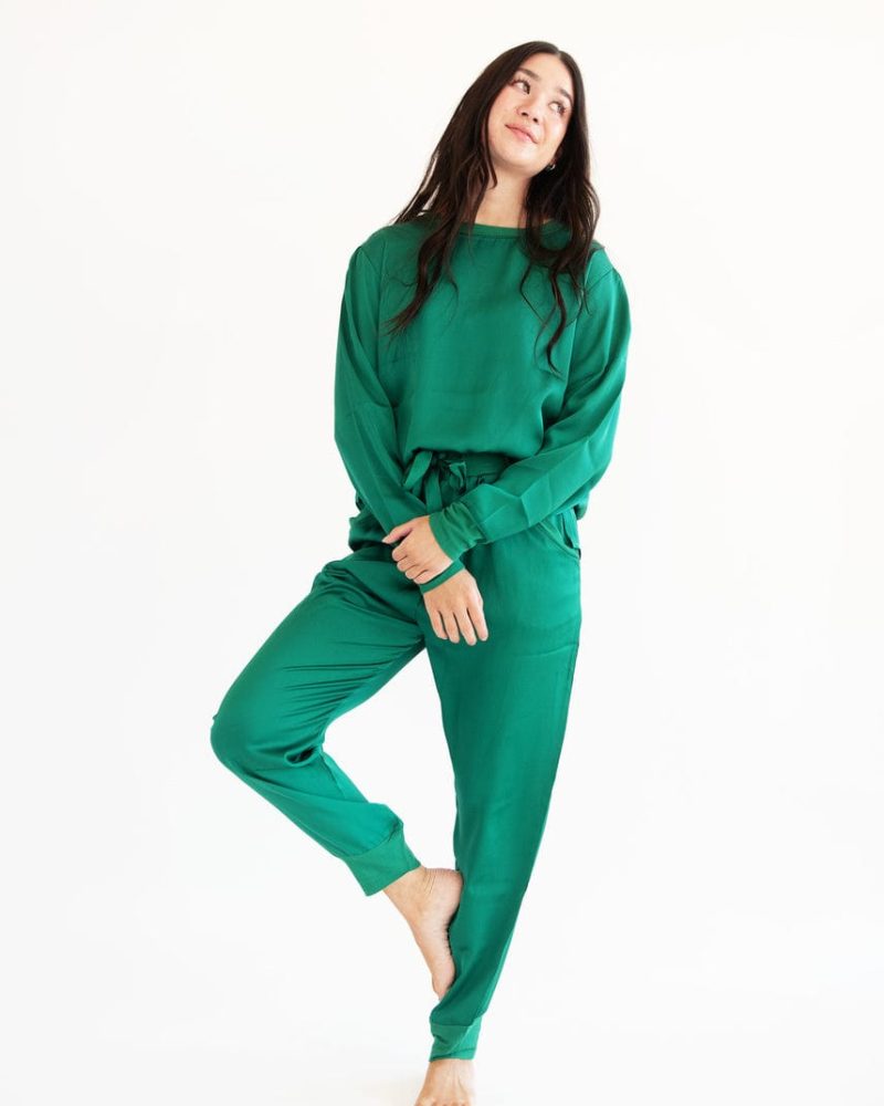 Must be Satin Pajamas - Green